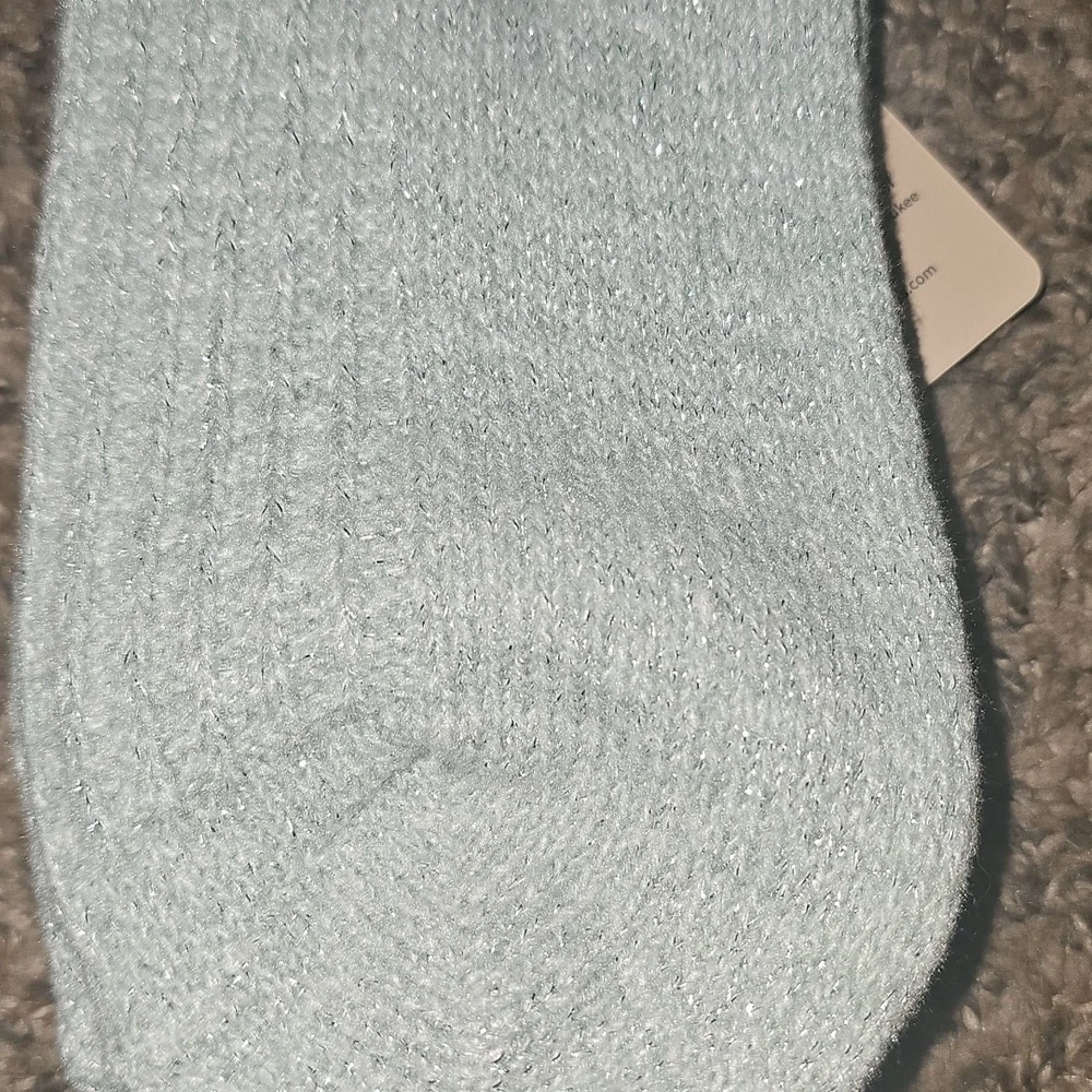 Muk Luks Shimmer Cozy Socks! Single Pair! Tall Or Slouched! Crew Length Sz 6-11